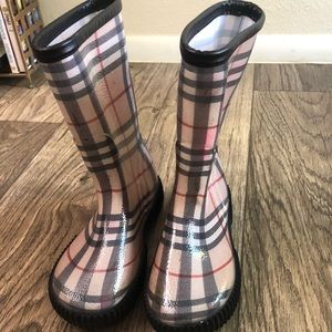 Children’s Burberry Rainboots